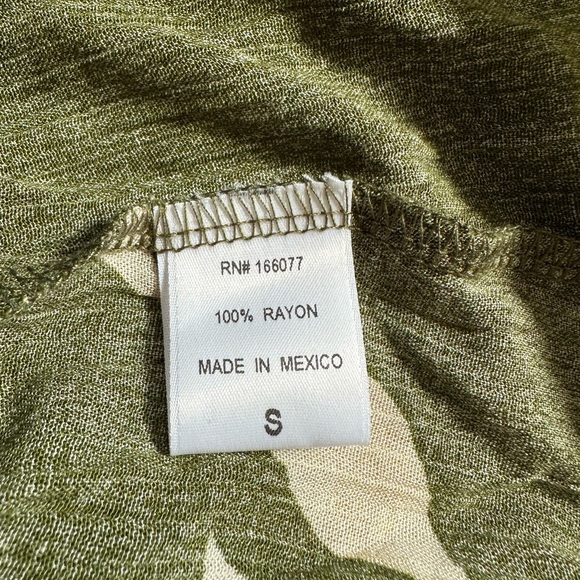 Free People Luna Chix NWT Beautiful dress amazing green and cream dress - Picture 10 of 11